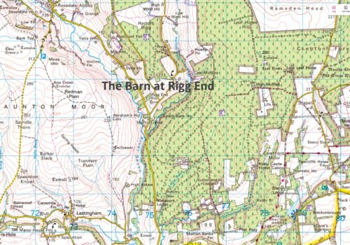 OS Maps - The Barn at Rigg End