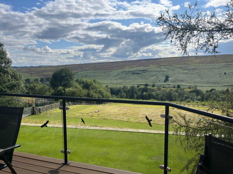 The Barn at Rigg End - View to Moors from balcony