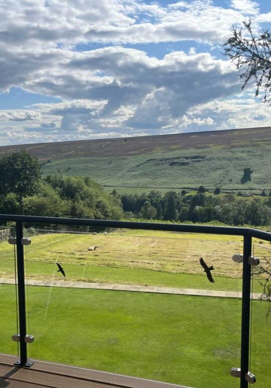 The Barn at Rigg End - View to Moors from balcony