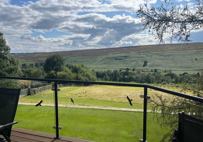 The Barn at Rigg End - View to Moors from balcony