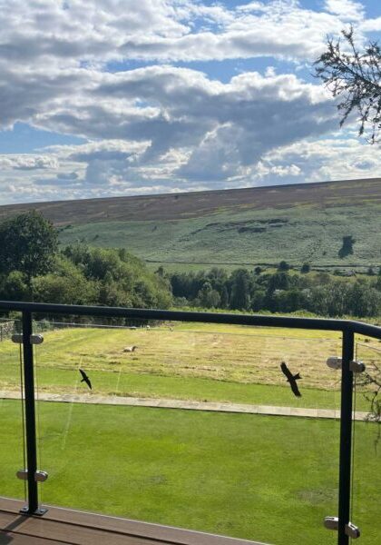 The Barn at Rigg End - View to Moors from balcony